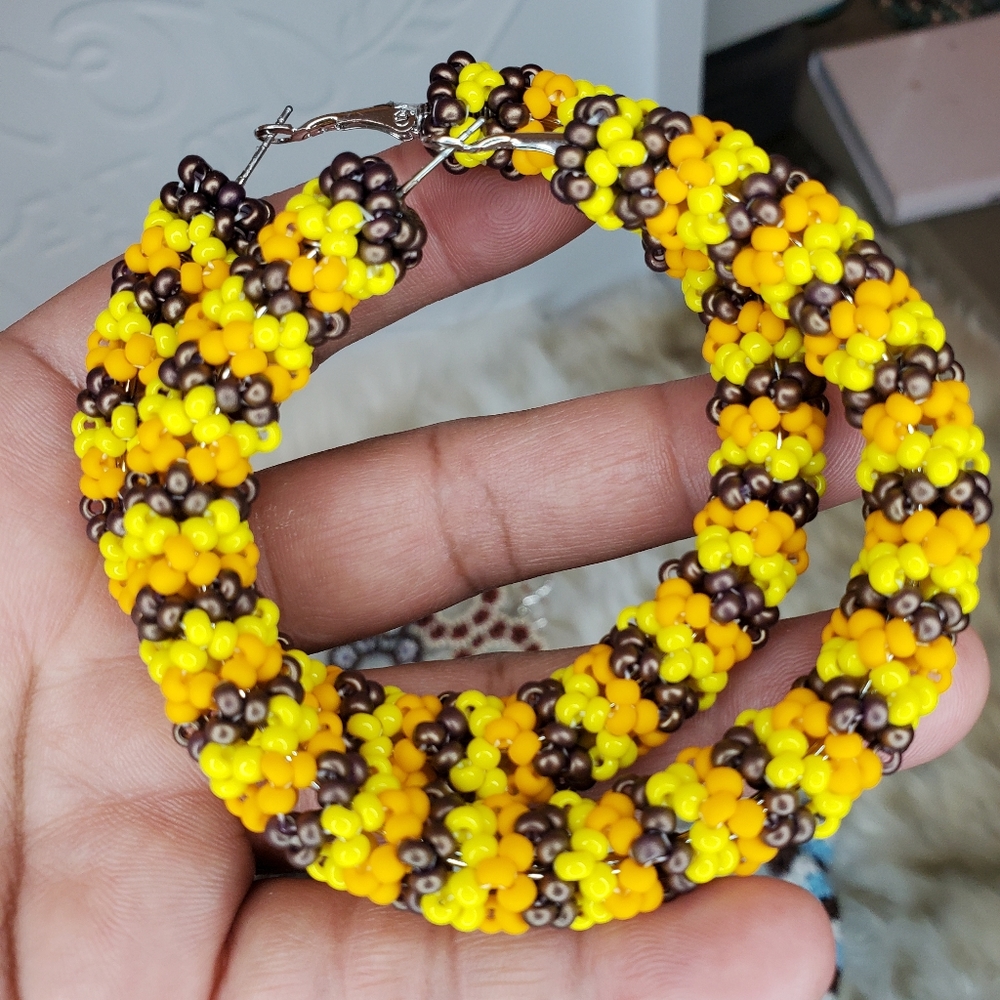 COPY - COPY - Handmade Beaded Earrings